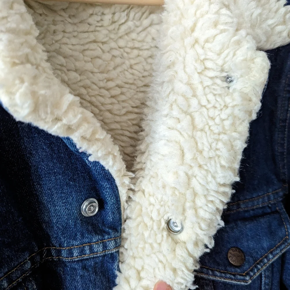 Vintage Trucker Sherpa-lined Jean Jacket - Picture 5 of 7